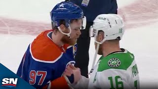 Oilers And Stars Exchange Handshakes After SixGame Series [upl. by Meador691]