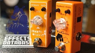 Mini phasers Tone City Summer Orange amp Movall VanGolem [upl. by Gallenz]