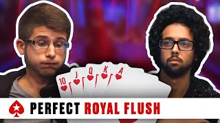 ROYAL FLUSH hits to win HUGE threeway pot ♠️ PCA 2016 Poker Event ♠️ PokerStars [upl. by Assen]