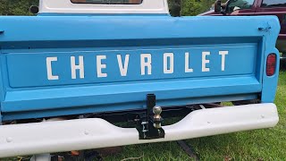 1965 Chevy C10 Custom trailer hitch [upl. by Olihs]