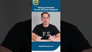 Passing Guarantee for the PE Exam [upl. by Rehpotsirhk]