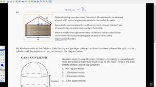 FSA Geometry EOC Review Video 9 8595 [upl. by Eyak902]