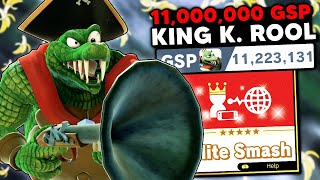 This is what an 11000000 GSP King K Rool looks like in Elite Smash [upl. by Adelind]