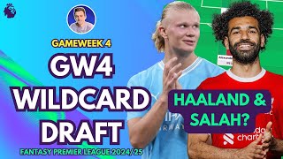 GW4 WILDCARD DRAFT  GAMEWEEK 4  Fantasy Premier League Tips 202425 [upl. by Mussman426]