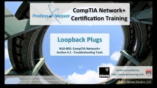 Loopback plugs  CompTIA Network N10005 42 [upl. by Eltsyek]