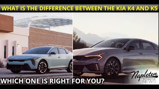 What is the difference between Kia K4 and K5 [upl. by Onitnelav]