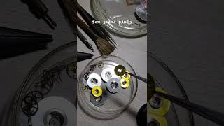 Swiss made mainsprings new old stock 2836 shortsvideo shorts swissmade watchspareparts [upl. by Blondy]