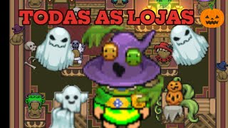 TODAS AS LOJAS DO HALLOWEEN 🎃GraalOnline Classic [upl. by Barbur]