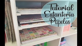 TUTORIAL ESTANTE DE PAPELES SUPER ECONOMICO [upl. by Neall959]