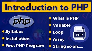 Introduction to PHP  Learn Coding [upl. by Aiseneg]