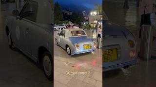 Nissan Figaro in Monaco 🇲🇨 Night ✨ monaco supercars luxurylifestyle billionaire shorts [upl. by Chapnick83]