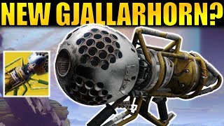 Destiny 2 The NEW GJALLARHORN Wardcliff Coil Exotic Rocket Launcher [upl. by Bacon]