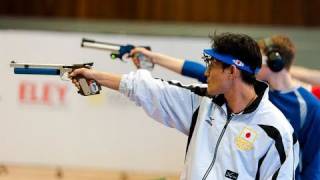 Finals 10m Air Pistol Men  ISSF World Cup Series 2011 Combined Stage 2 Sydney AUS [upl. by Eiuqram]