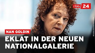 Neue Nationalgalerie Nan Goldin kritisiert Deutschland in Rede über GazaKrieg [upl. by Suriaj562]