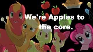 Were apples to the core MLP lyric video [upl. by Kcirtapnhoj464]