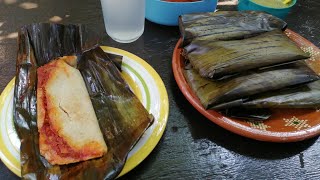 Tamales de puerco en hoja de plátano  Recetas Caseras Nora [upl. by Jasen]