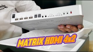 Como Funciona o MATRIX HDMI 4X2 [upl. by Jorin]