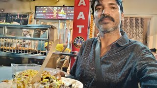 Swadisht hai bhai chaat king Lucknow ka Basket Chat eating food lakhnavifoodie chaatking [upl. by Ahseal183]