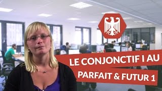 Le conjonctif I au parfait et futur 12  Allemand [upl. by Esmerolda]