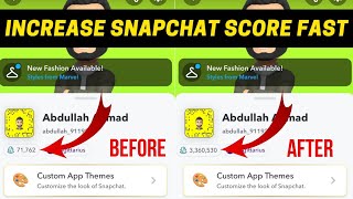 How to increase your Snapchat score fast in 2023 [upl. by Anrak]