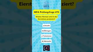 📚 MFA Prüfungsvorbereitung  Prüfungsfrage 75 [upl. by Addiego]