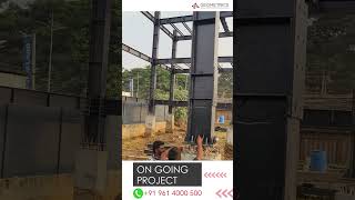 Multi Storied Steel Building  Residential  Commercial  Coimbatore  Steel Structures Assembling [upl. by Higgs]