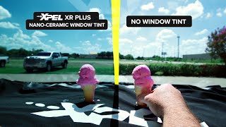 XPEL NanoCeramic Window Tint Ice cream Test [upl. by Ihcekn655]