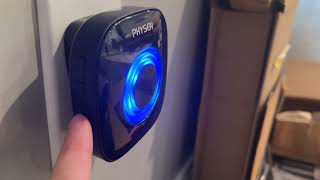 Review of Wireless Doorbell PHYSEN Door bell Chimes with Mute Mode 58 Ringtonesamp5 Volume Levels [upl. by Aurelio]