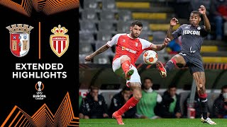 Braga vs Monaco Extended Highlights  UEL  Round of 16  Leg 1  CBS Sports Golazo Europe [upl. by Iadahs]