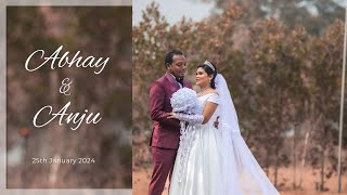 Abhay amp Anju  Christian Wedding  Delhi christianwedding weddingfilm [upl. by Cynera]