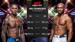 Israel Adesanya vs Kamaru Usman Full Fight  UFC 5 Fight Night [upl. by Mittel]