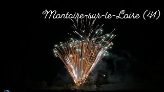 Feu d’artifice MontoiresurleLoir 41 🎆 50ème anniversaire du festival de Montoire [upl. by Abbi]