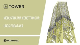 TOWER Međuspratna konstrukcija  Unos podataka [upl. by Lenroc168]