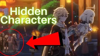 HIDDEN CHARACTERS in Lantern Rite Promotional Video  Genshin Impact [upl. by Iggam427]