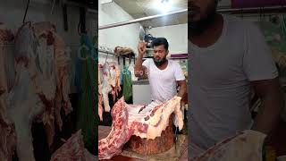 Cow Meat Process Excellent Butcher in Bangladesh Dhaka Market trending shorts [upl. by Diba]