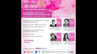 Tutoria Modulo 1  Postítulo Actualización Académica en Resp Civil y Administrativa en Educacion [upl. by Celestina]