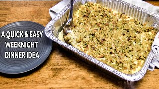 ROTISSERIE CHICKEN amp STOVE TOP STUFFING Easy Weeknight Casserole Dinner [upl. by Rhoades]