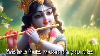 Krishna Flute Music on youtube  positive feeling  Krishna vibes krishnavibes krishnaflutemusic [upl. by Anim]