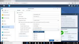 How to join my Synology NAS into Windows Active Directory Domain  Integrate Synology NAS with AD [upl. by Aknaib]