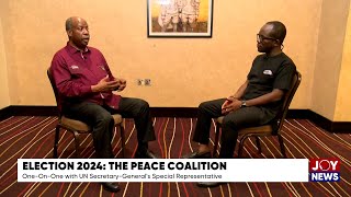 Election 2024 The Peace Coalition  Oneonone with UN SecretaryGenerals Special Representative [upl. by Lauer]