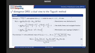 SU2 Conference 23 Datadriven aerodynamic shape design with distributionally robust optimization [upl. by Esylle]