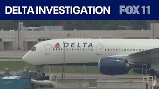 Delta cancels hundreds more flights feds investigating [upl. by Eamanna]