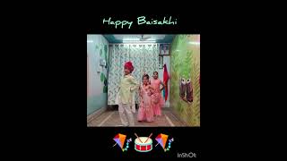 Baisakhi Dance video  Easy steps for kids  Happy Baisakhi to all dance baisakhi trending [upl. by Westley515]