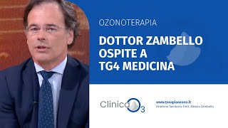 TG4 MEDICINA e ozono RX guidato intervista al Dott Zambello Dir Sanitario Clinica O3 [upl. by Dever]