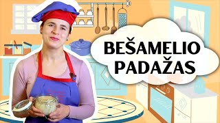 Bešamelio padažas [upl. by Mandych]