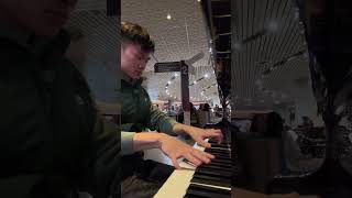 Golden hour in the mall piano publicpiano goldenhour [upl. by Nilyad]