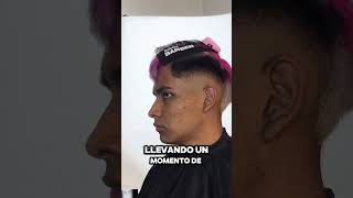 Aprende a integrar un Burst Fade usando tijeras de degrafilar HairTutorial BurstFade Barbería [upl. by Karlotta504]