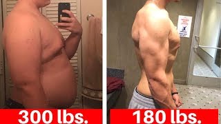 How To Lose 120 Pounds  From 300 lbs to 180 lbs [upl. by Bertrand]