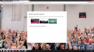 Installing Umbraco  The Beginning [upl. by Estrin]