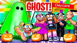 DAYCARE HAUNTED DETENTION HALLOWEEN  Roblox  Brookhaven 🏡RP [upl. by Aniram]